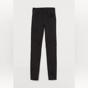 Shaping black skinny jeans H&M